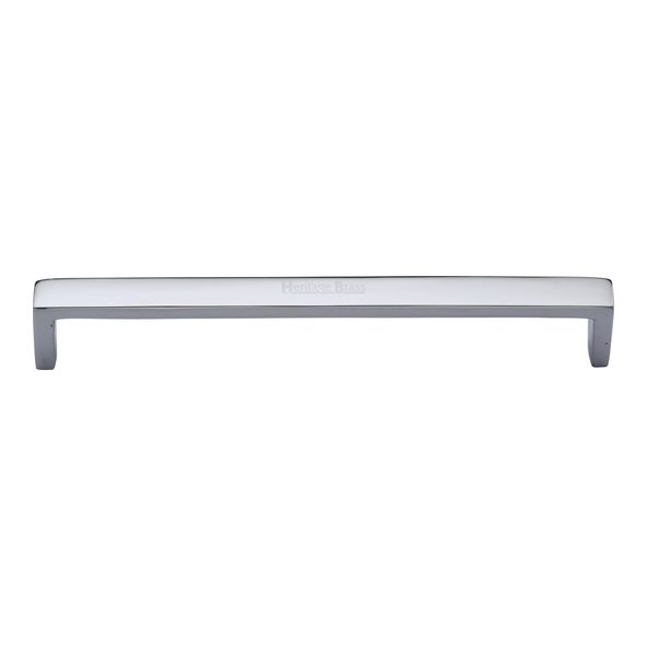 C4520 192-PC • 192 x 200 x 28mm • Polished Chrome • Heritage Brass Wide Metro Cabinet Pull Handle
